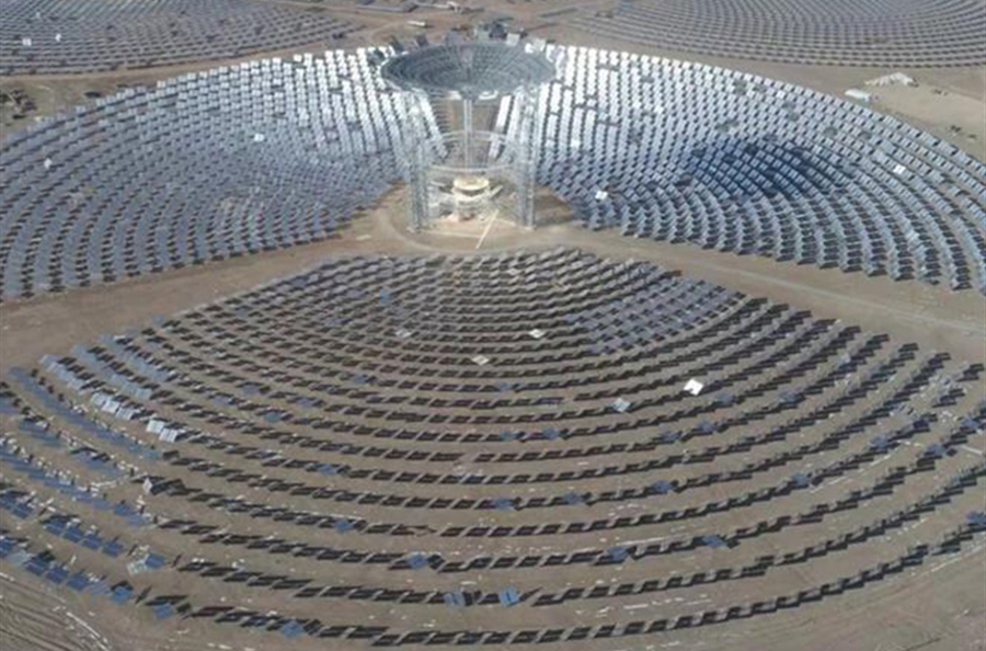玉門鄭家沙窩熔鹽塔式5萬千瓦光熱發(fā)電項目工程